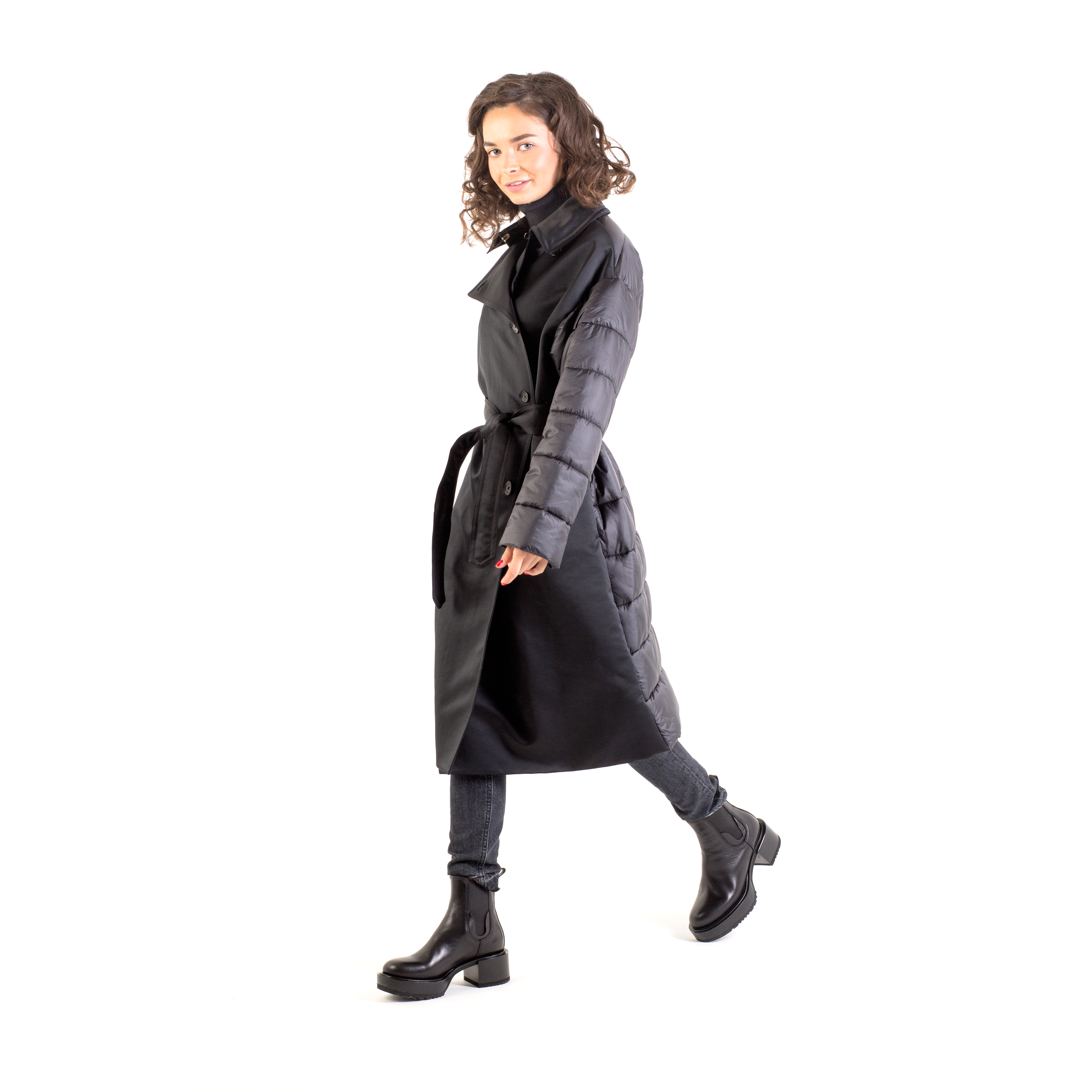 Пальто женское с поясом  Montecore